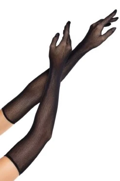 LEG AVENUE Fishnet Opera Gloves
