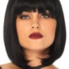 LEG AVENUE Short Black Bob Wig