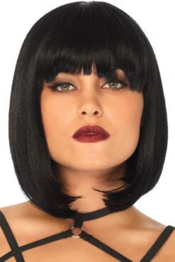 LEG AVENUE Short Black Bob Wig