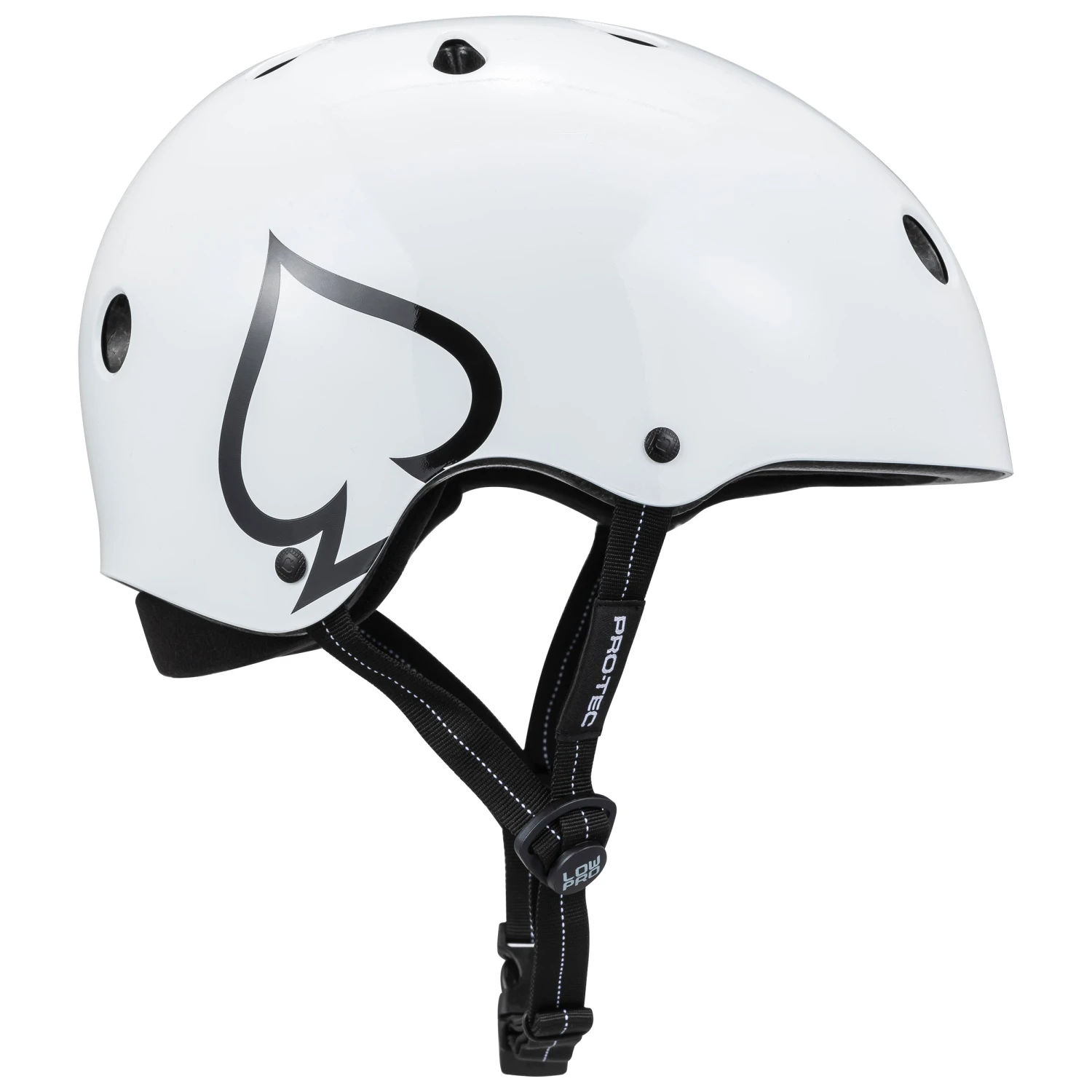 LOW PRO Certified Helmet - Gloss White - Image 2