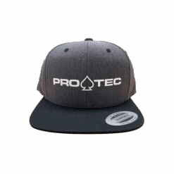 Pro-Tec Spade Flat Cap - Dark Heather/Black