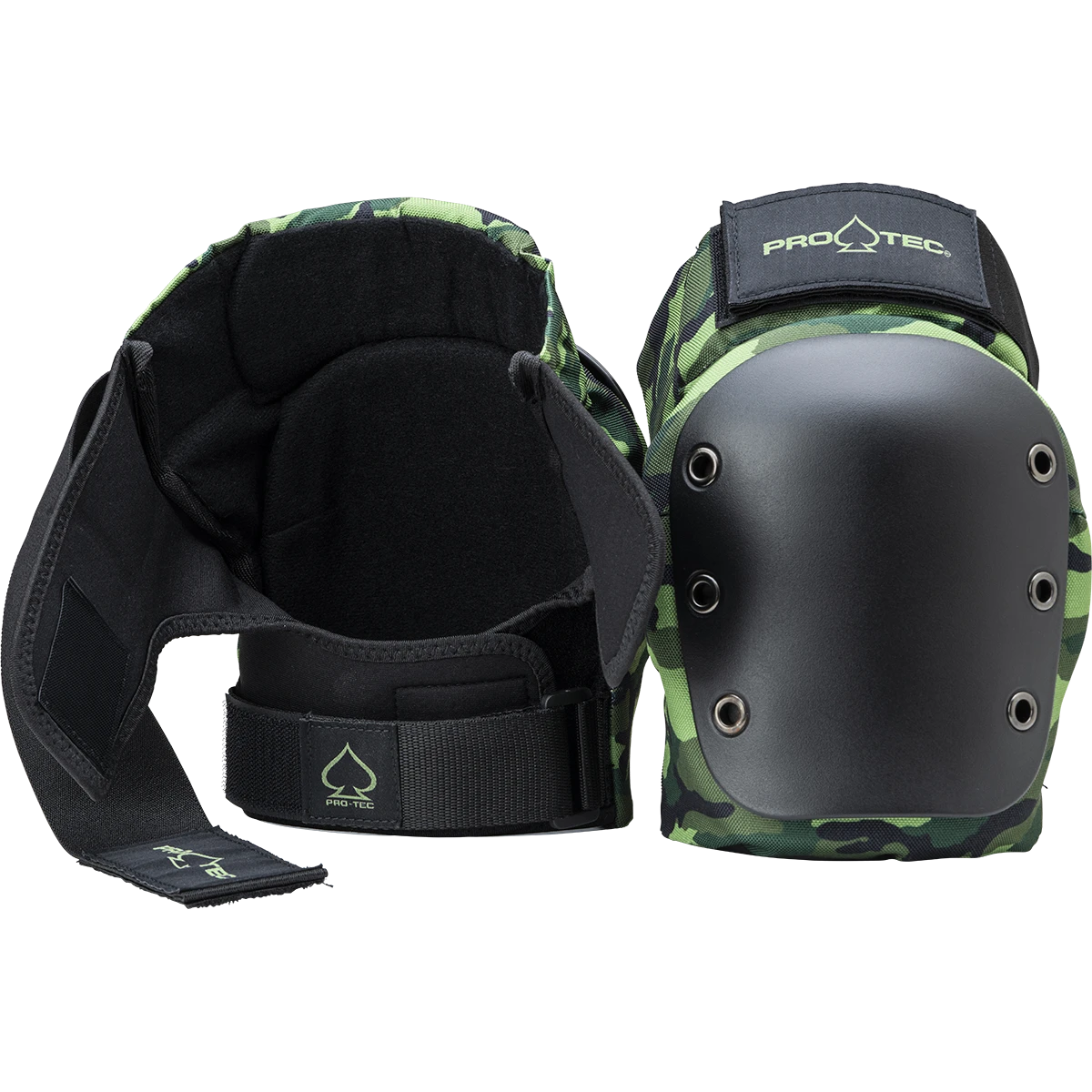 STREET KNEE/ELBOW PAD SET - OPEN BACK - CAMO - Image 2