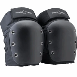 STREET KNEE PAD - OPEN BACK - BLACK